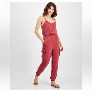 Pink Sleeveless Jumpsuit | M
